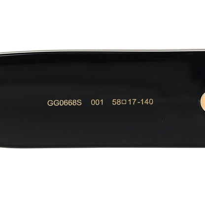 Gucci Acetate Aviator Sunglasses GG0668S Black 6 of 8