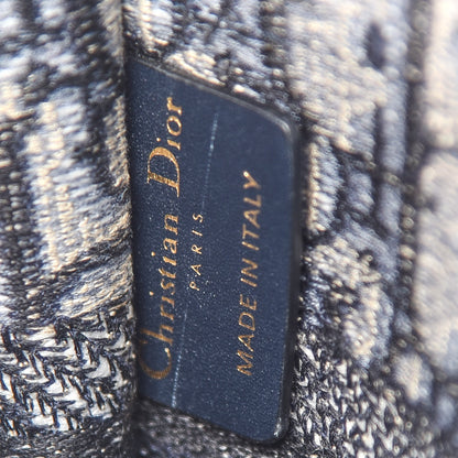 Christian Dior Oblique Mini Book Tote Blue Multicolor 6 of 9