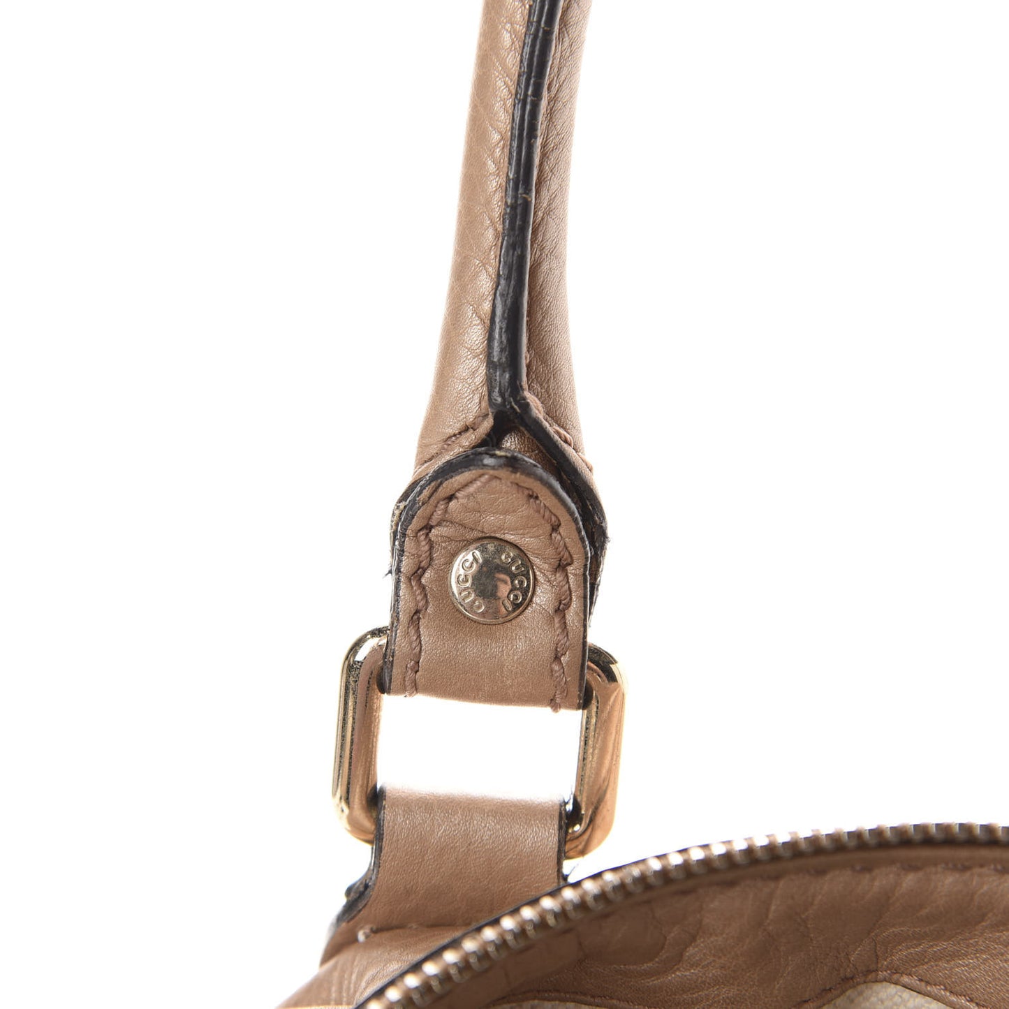 Metallic Calfskin Medium Sukey Top Handle Bag Pink