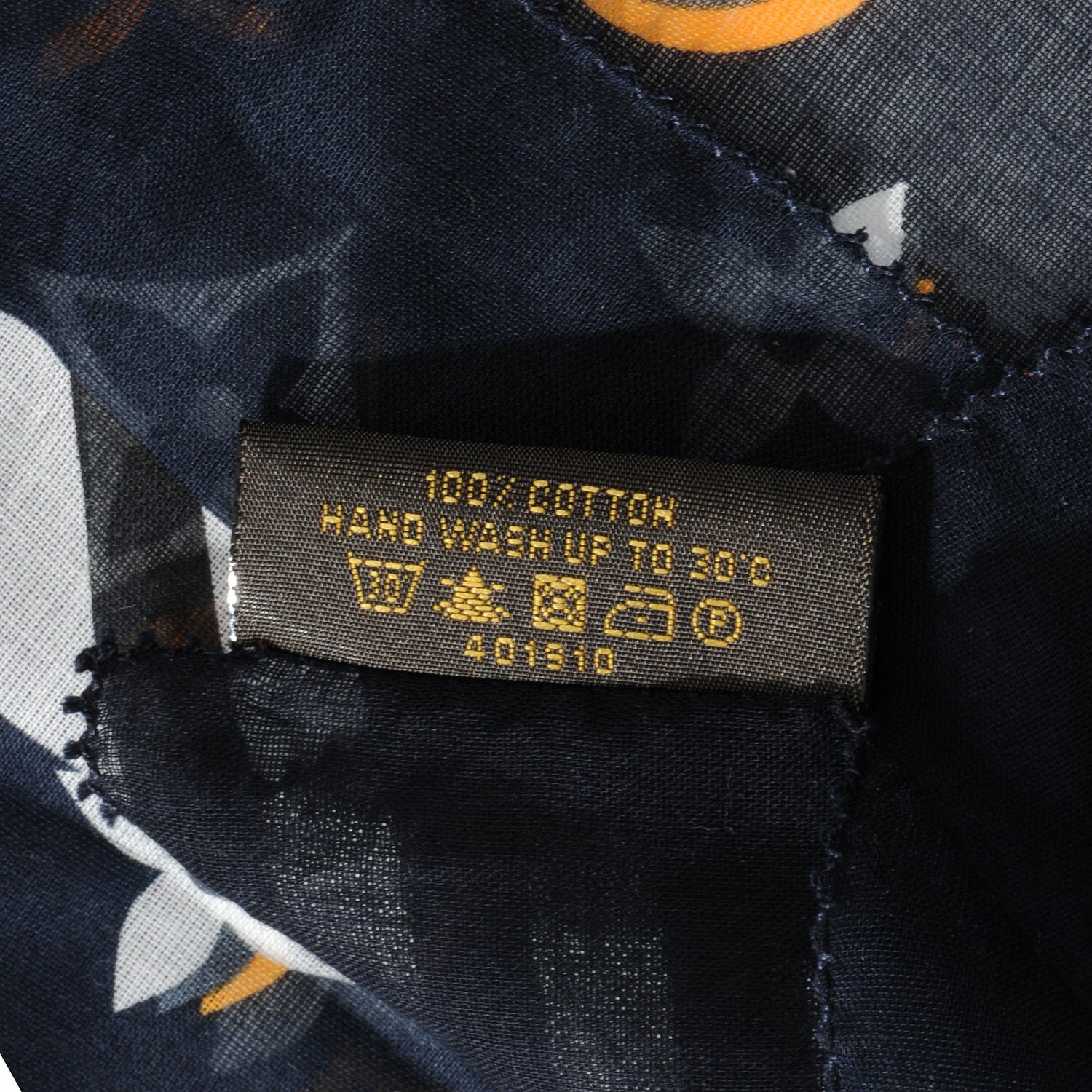 Louis Vuitton Cotton Monogram Cruise Scarf 6 of 6