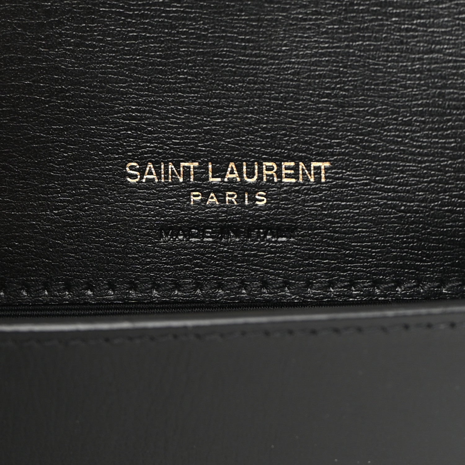 Saint Laurent Smooth Calfskin Monogram Phone Holder Crossbody Black 6 of 9