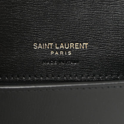 Saint Laurent Smooth Calfskin Monogram Phone Holder Crossbody Black 6 of 9