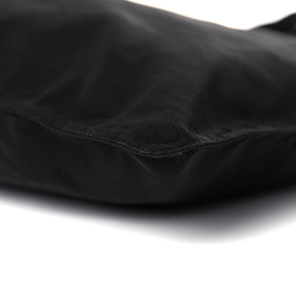 Prada Nylon Vela Flat Messenger Bag Black 7 of 11