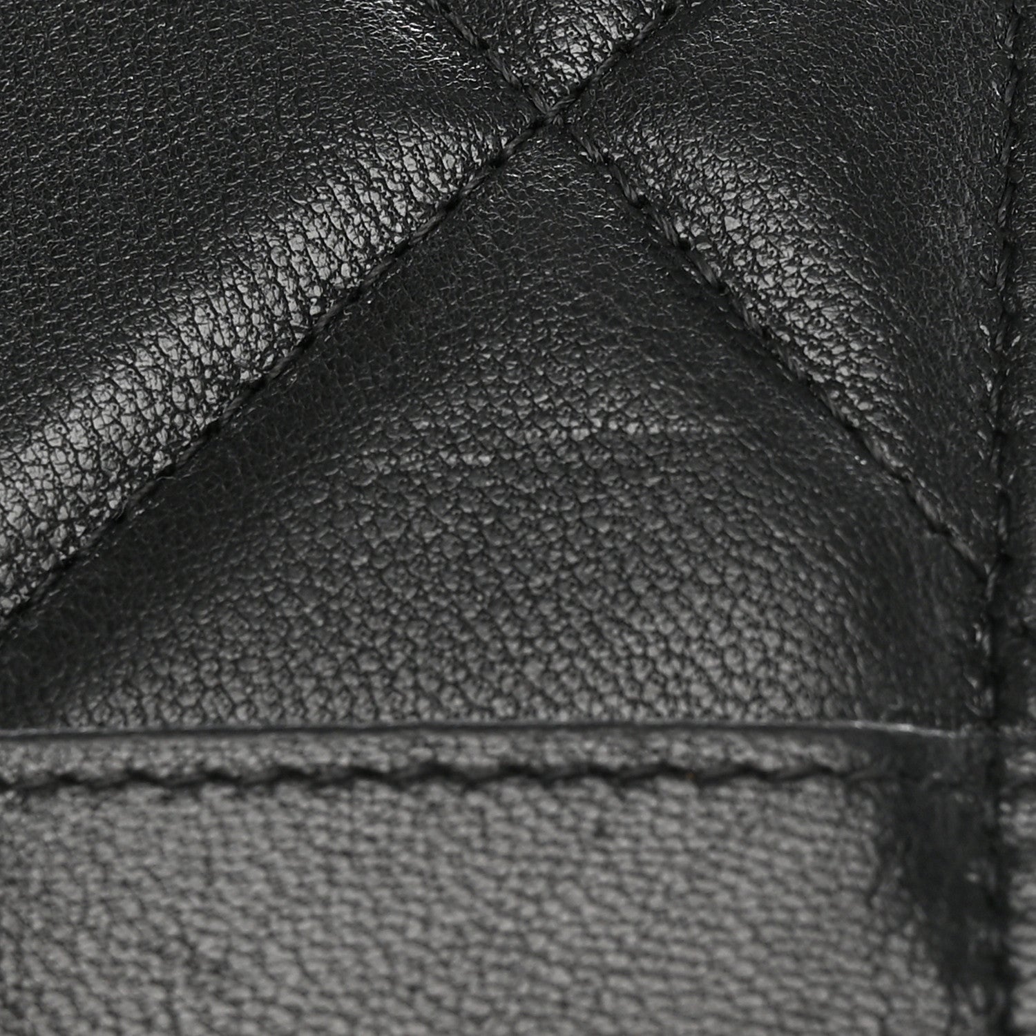 Chanel Goatskin Quilted Chanel 19 Phone and Card Holder Black 10 of 10