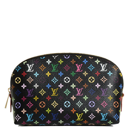 Louis Vuitton Monogram Multicolor Cosmetic Pouch Black Grenade 1 of 7
