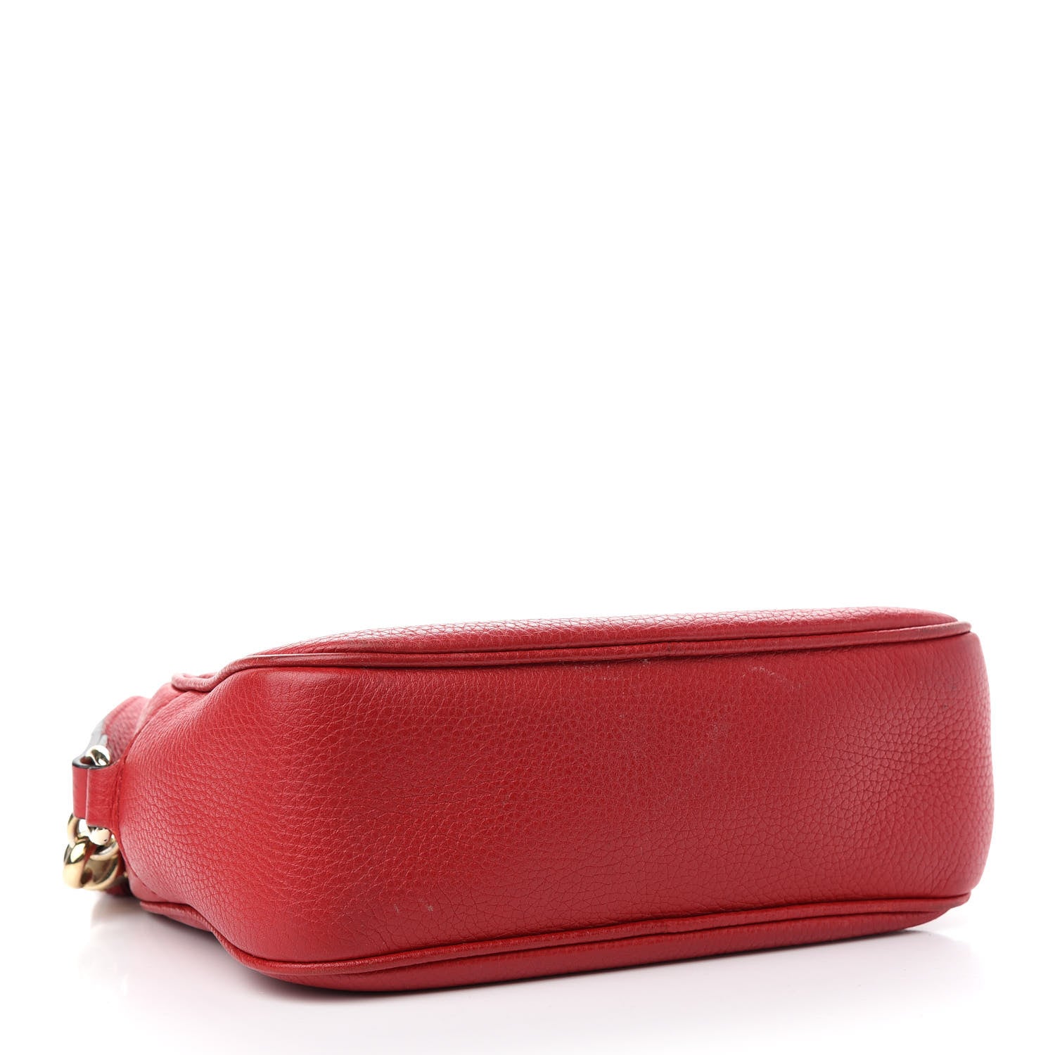 Gucci Pebbled Calfskin Small Soho Disco Bag Tabasco Red 4 of 15