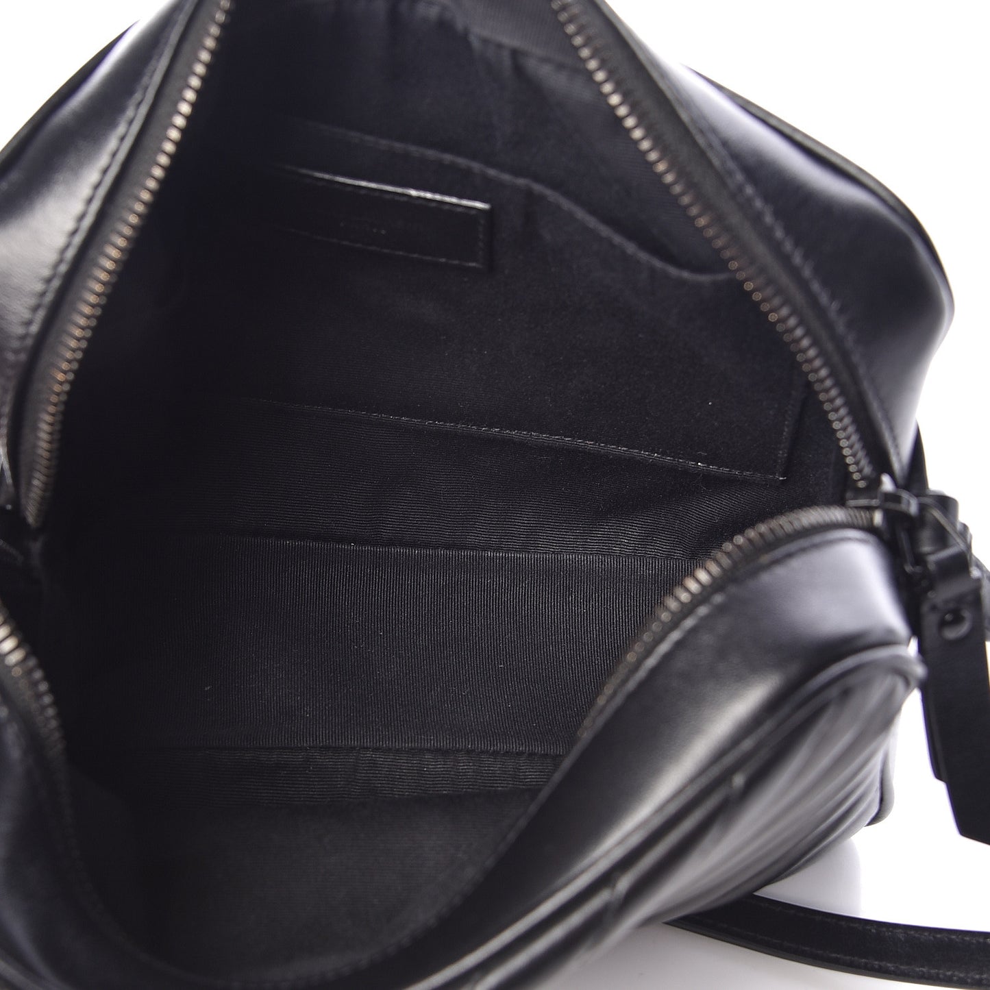 Calfskin Matelasse Monogram Lou Camera Bag Black