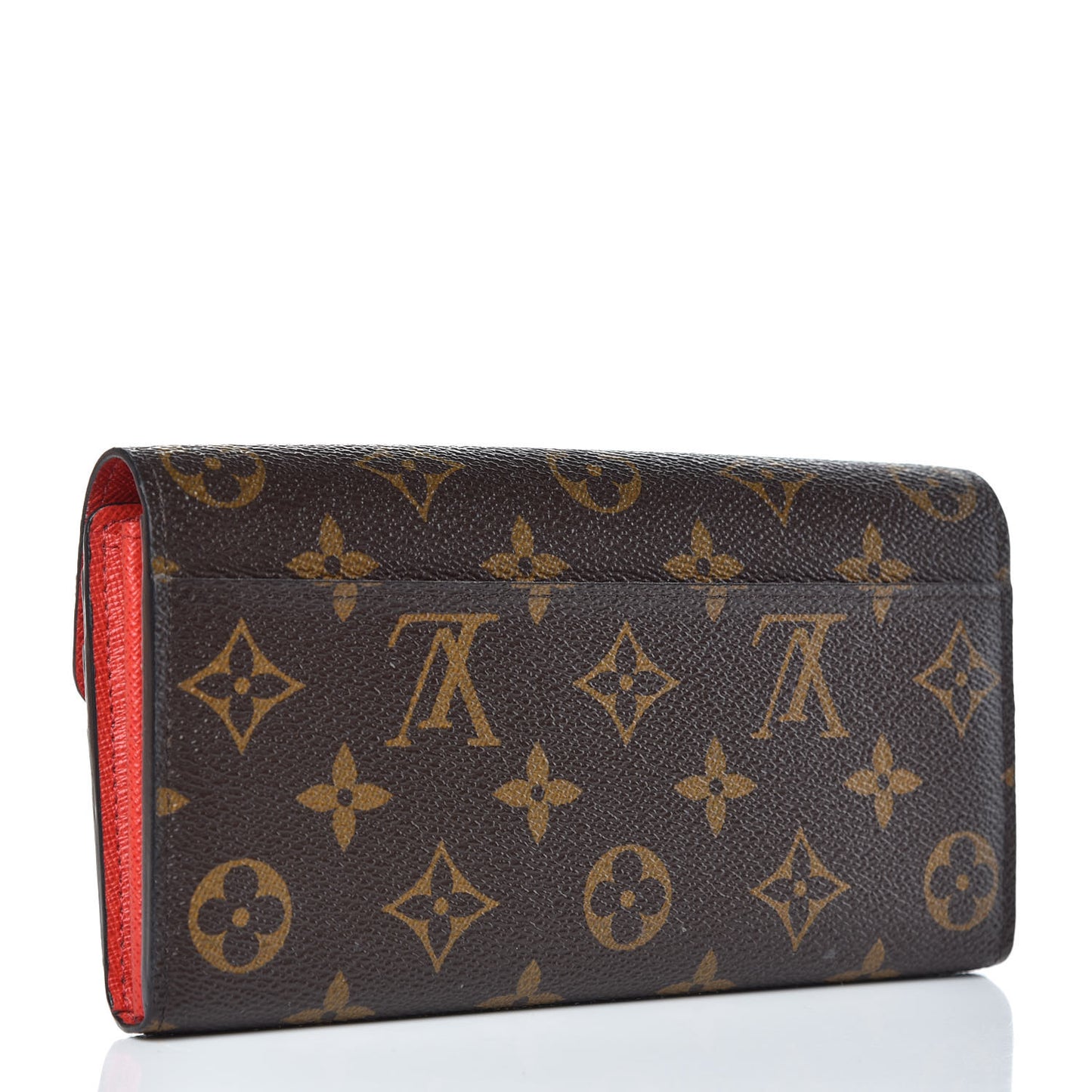 Monogram Sarah Wallet NM Coquelicot