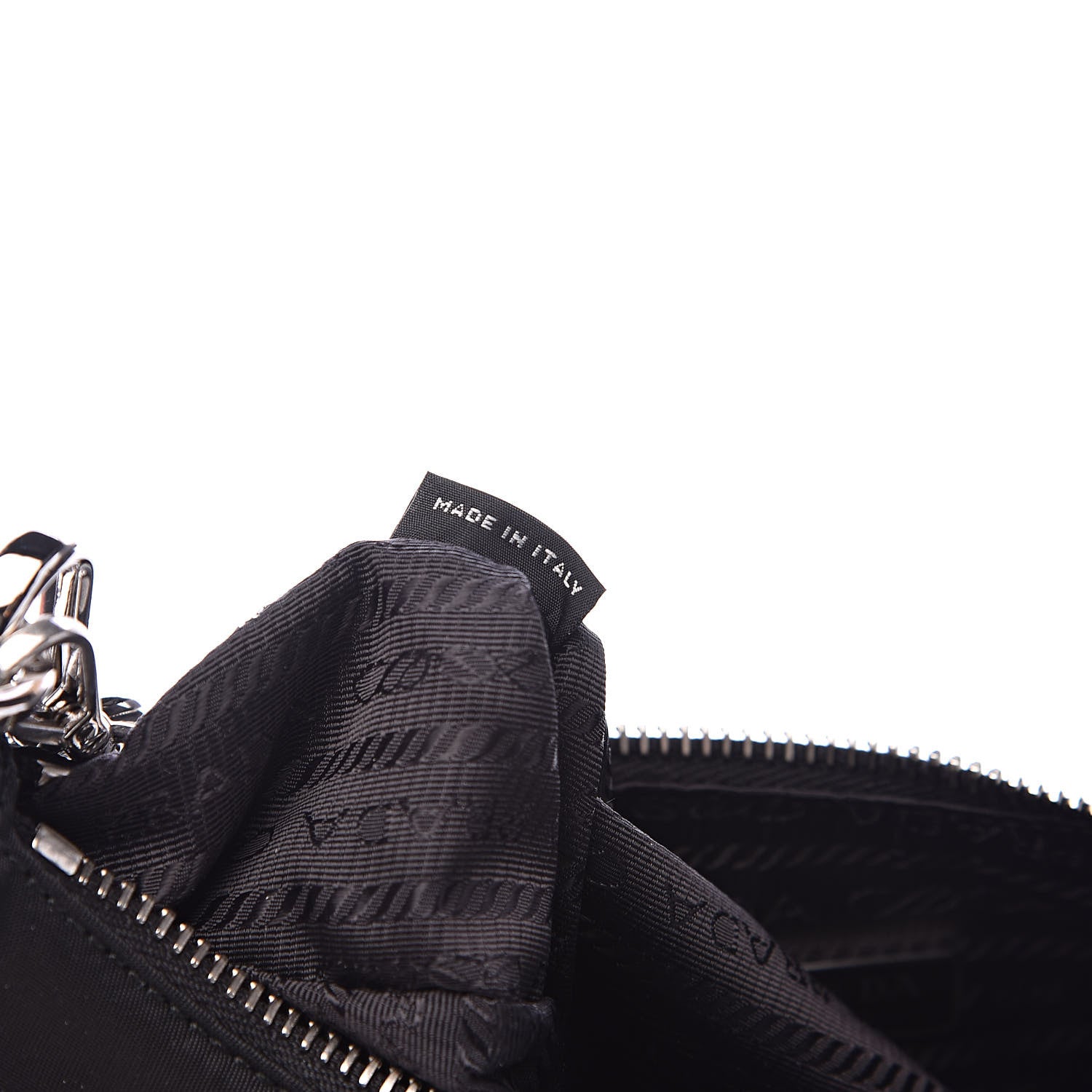 Prada Nylon Re-Edition 2005 Shoulder Bag Black 8 of 11