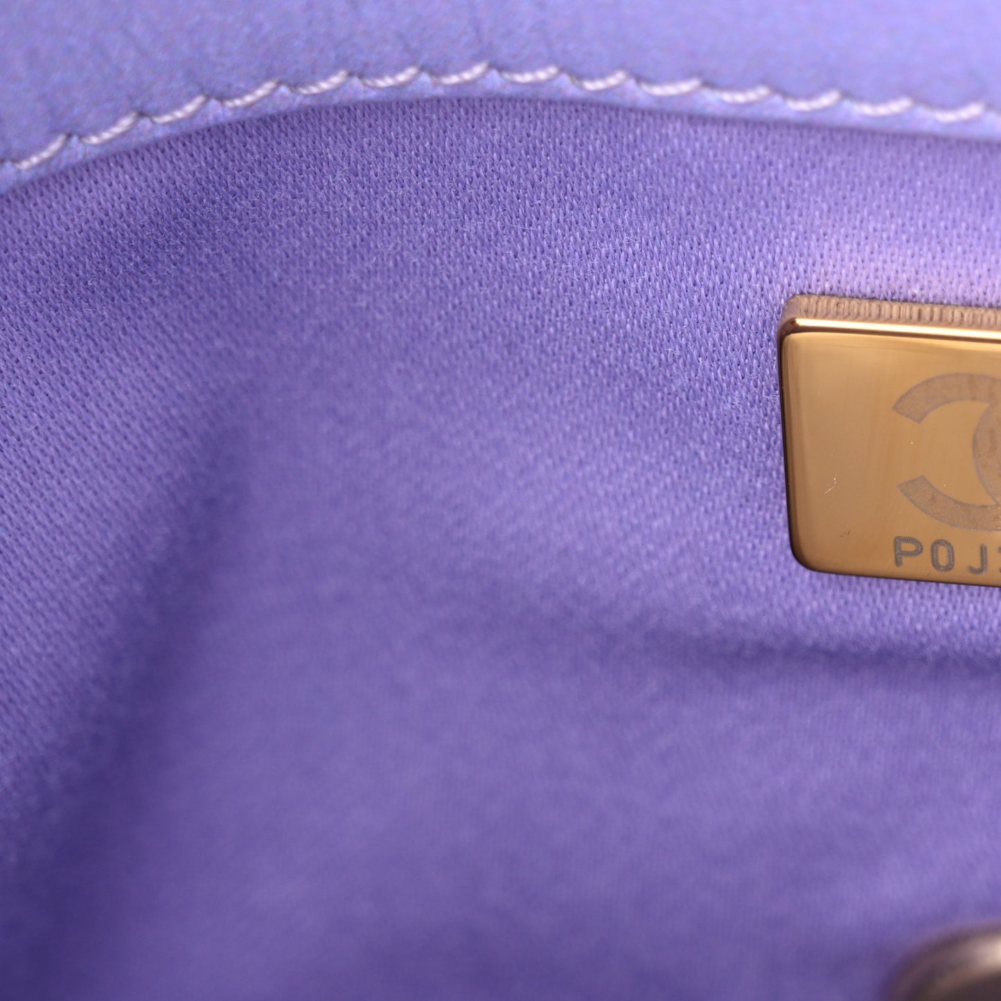 Shaded Calfskin CC Hobo Light Purple Pink Coral