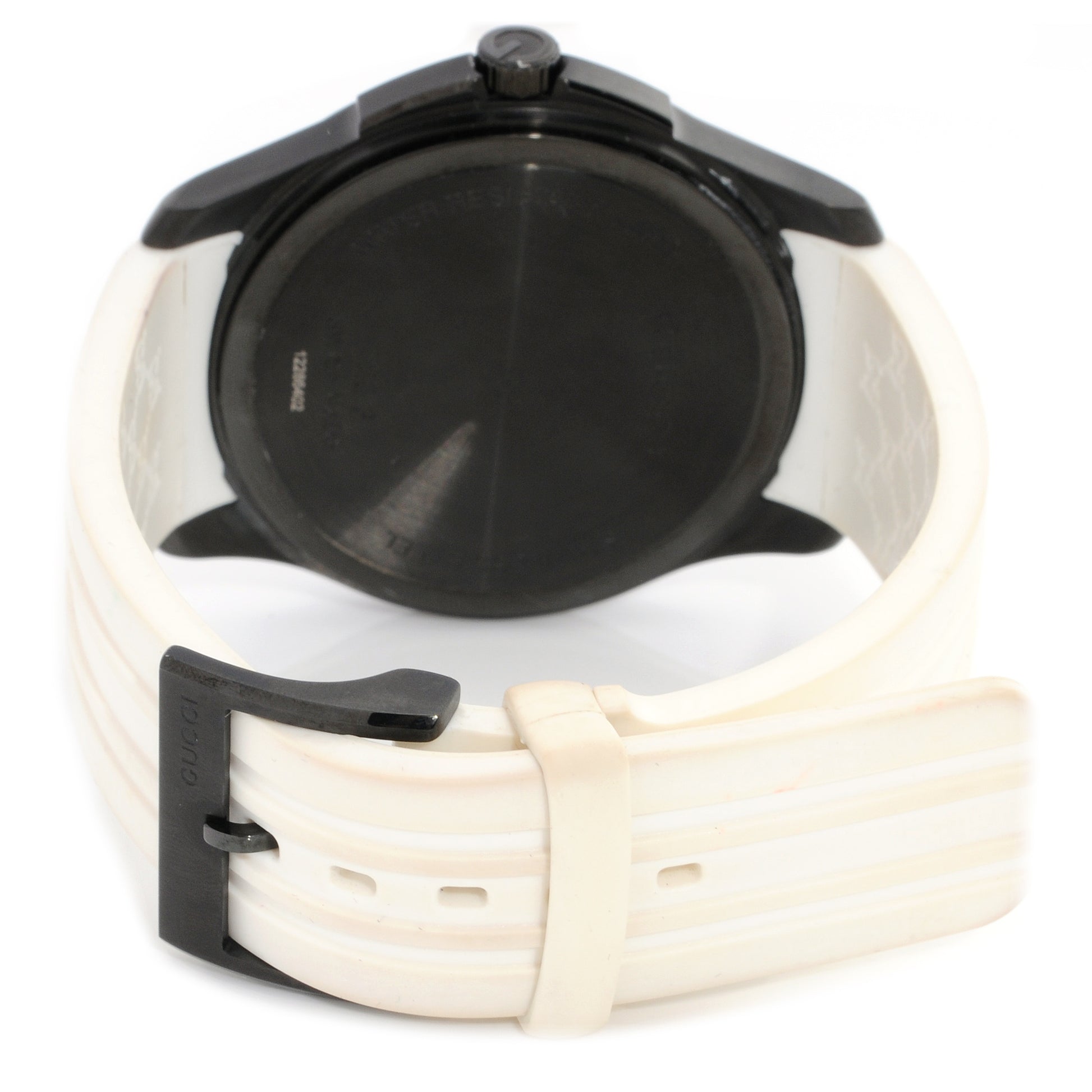 Gucci PVD Stainless Steel Rubber 44mm G-Timeless Quartz Watch Black 5 of 6
