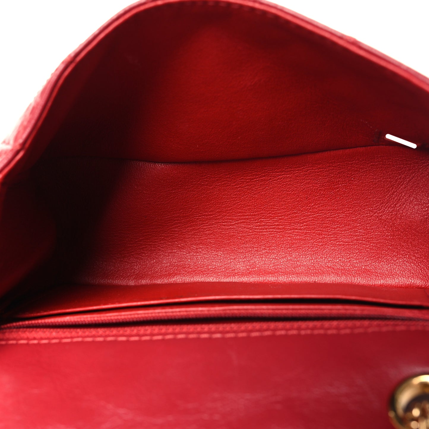 Aged Calfskin Quilted 2.55 Reissue Mini Flap Red