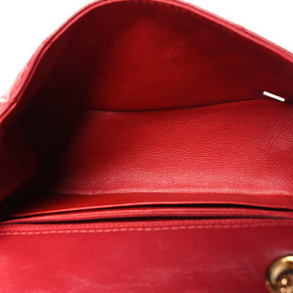 Chanel Aged Calfskin Quilted 2.55 Reissue Mini Flap Red 5 of 13
