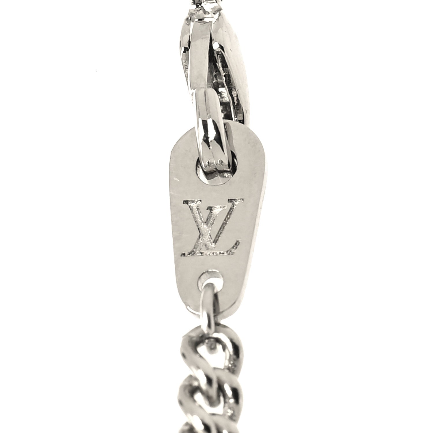 Louis Vuitton Palladium Galaxy Astronaut Necklace Silver 5 of 8