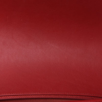 Chanel Calfskin Chevron Quilted New Medium Boy Flap Dark Red 13 of 17