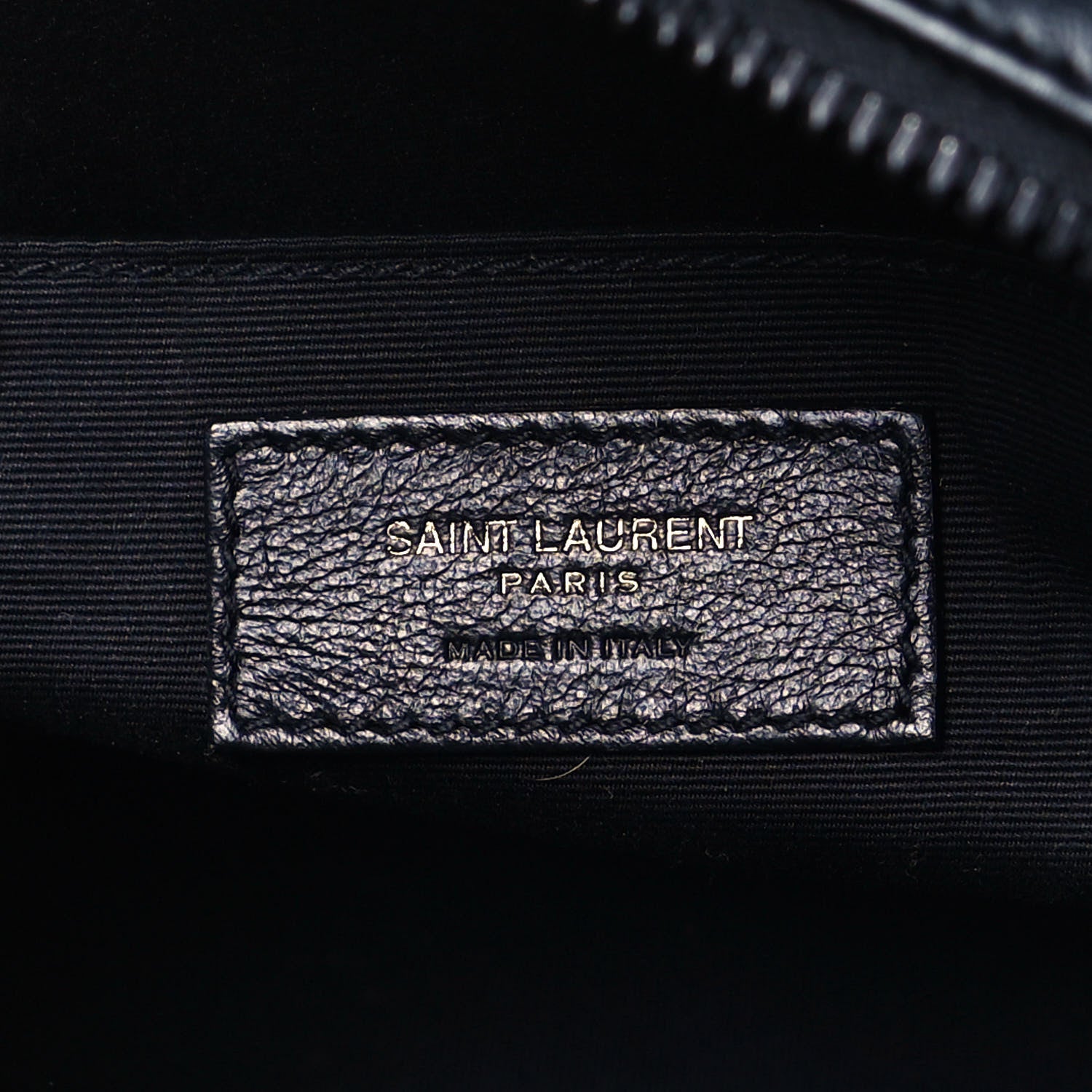 Saint Laurent Calfskin Matelasse Monogram Lou Camera Bag Black 5 of 10