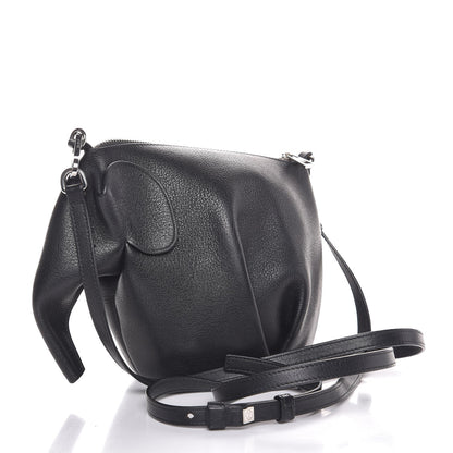 Loewe Calfskin Mini Elephant Crossbody Bag Black 4 of 8