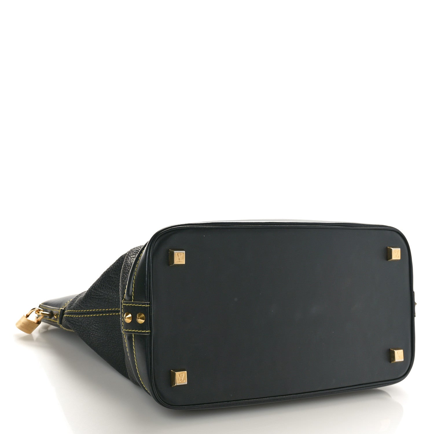 Louis Vuitton Suhali Lockit MM Black 4 of 9