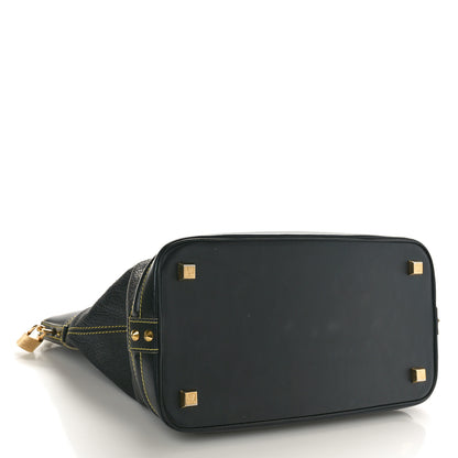 Louis Vuitton Suhali Lockit MM Black 4 of 9