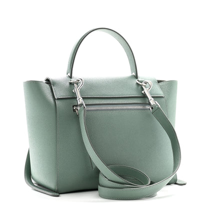 Celine Grained Calfskin Micro Belt Bag Celadon 3 of 12