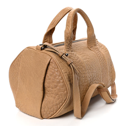 Alexander Wang Pebbled Lambskin Rocco Latte Nickel Hardware 2 of 5