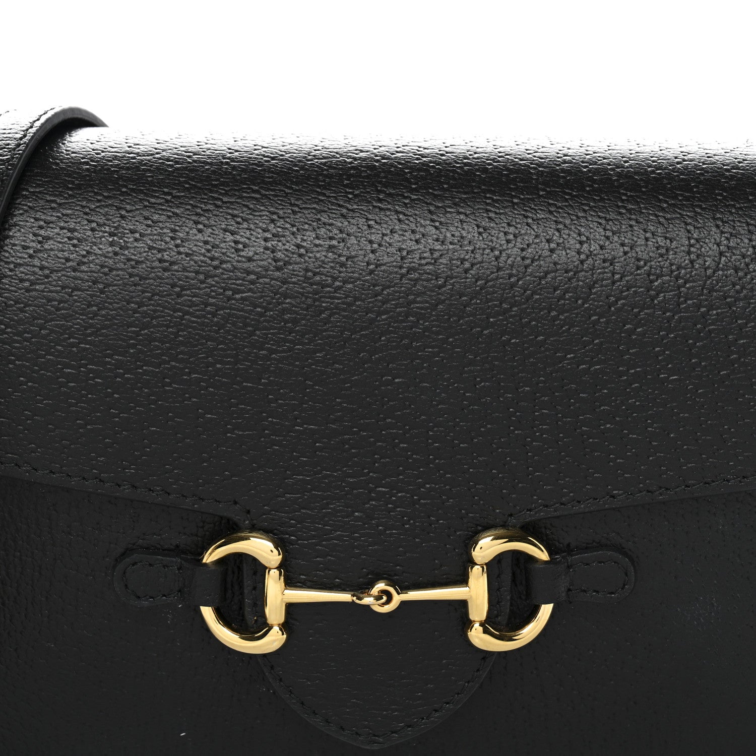 Gucci Calfskin Horsebit 1955 Shoulder Bag Black 8 of 13