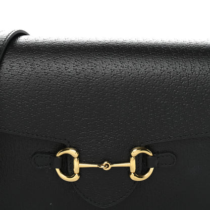 Gucci Calfskin Horsebit 1955 Shoulder Bag Black 8 of 13