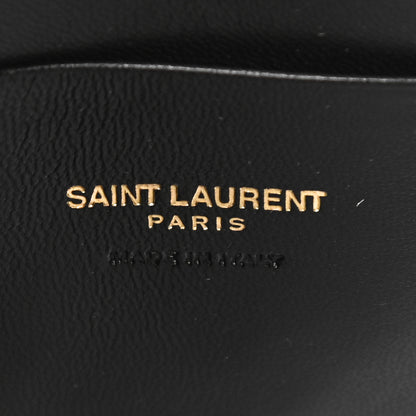 Saint Laurent Calfskin Printed Polka Dot Mini Lou Camera Bag Pink Black 6 of 11