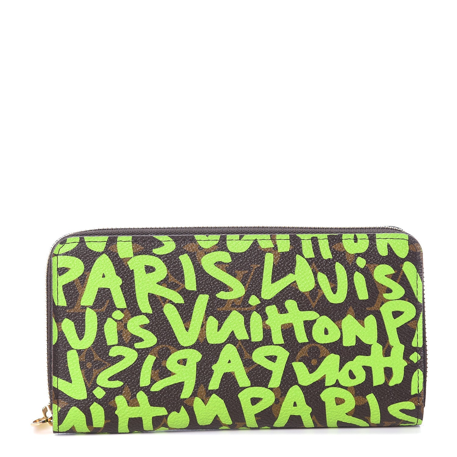 Louis Vuitton Monogram Graffiti Zippy Wallet Green 1 of 5
