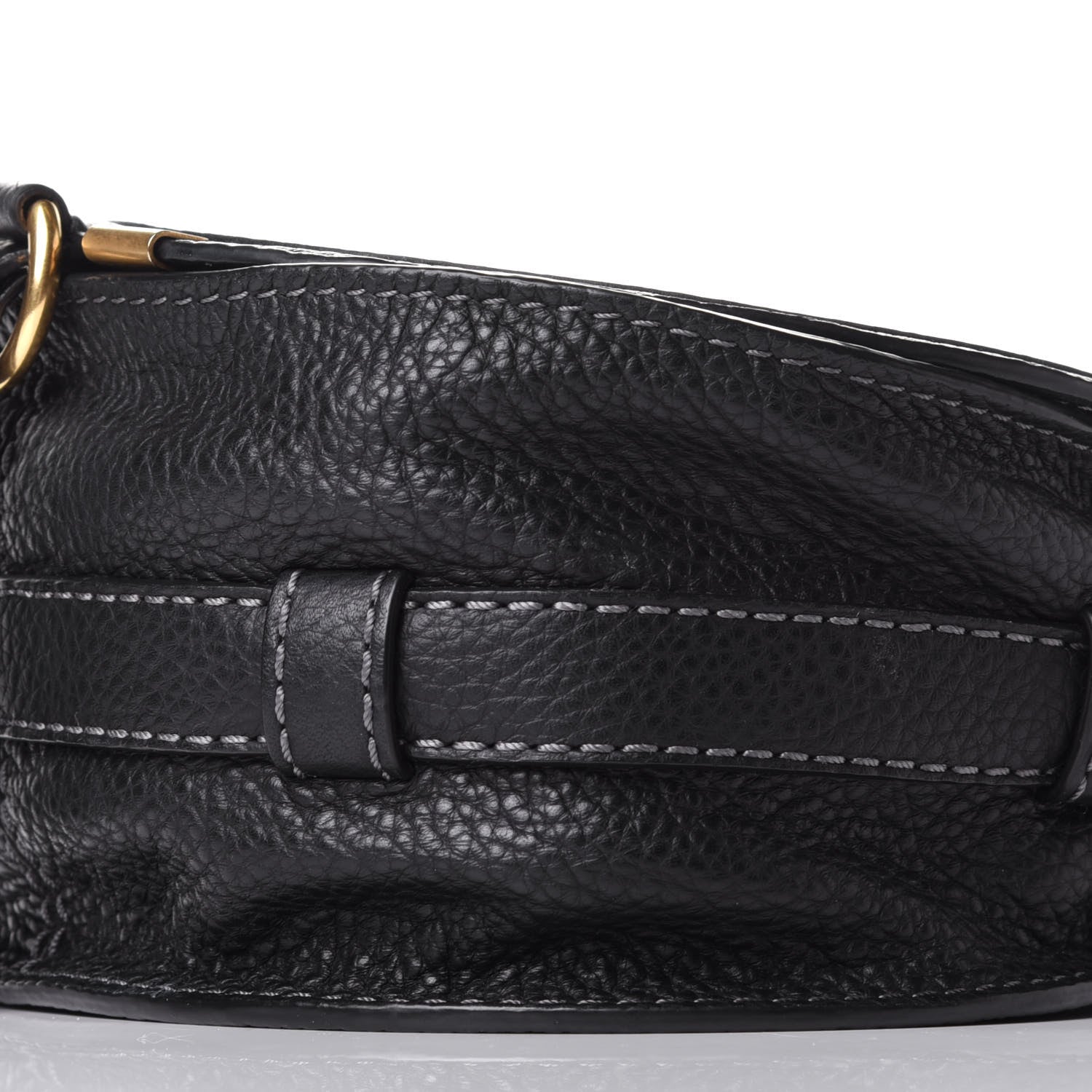 Chloe Calfskin Mini Marcie Round Crossbody Bag Black 9 of 9