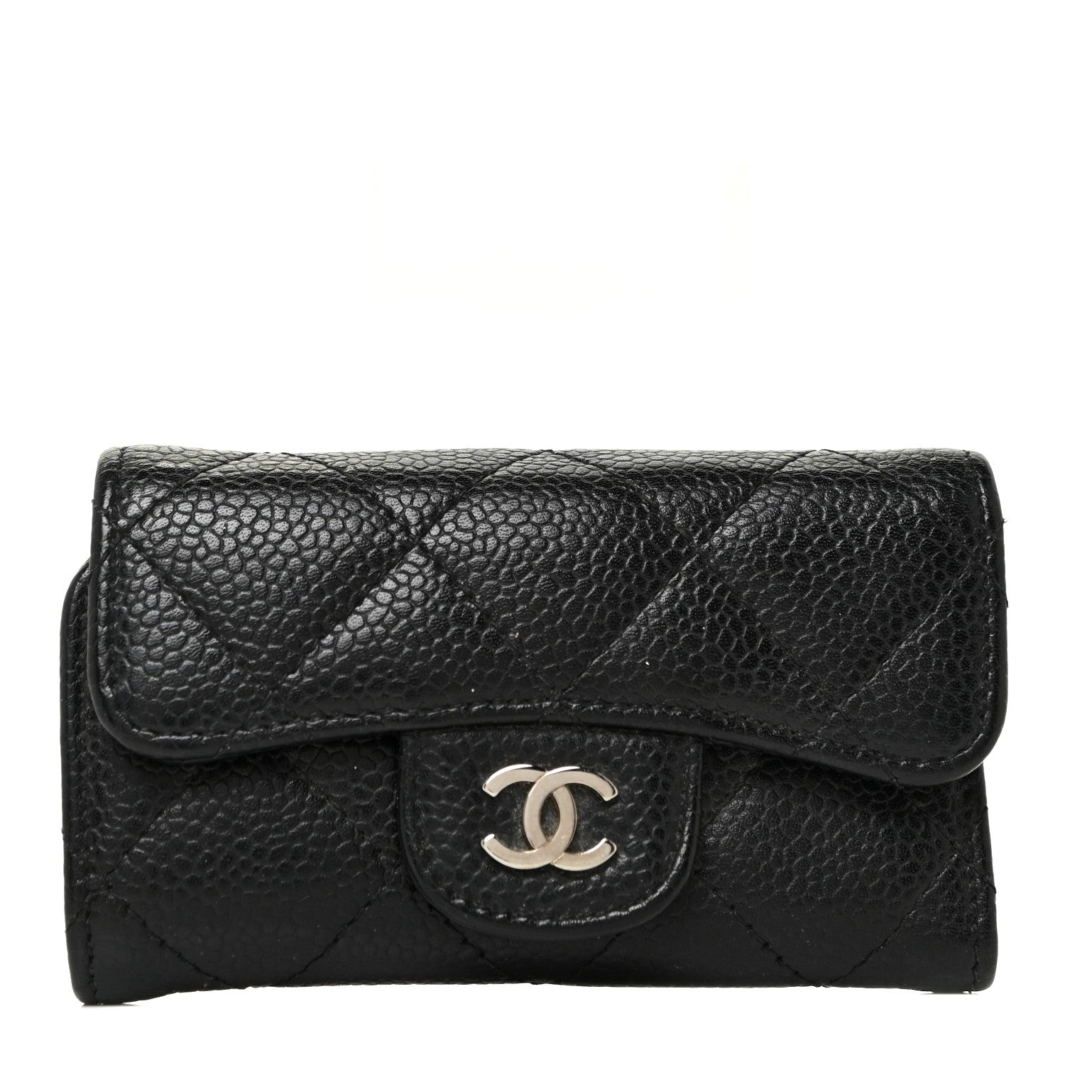 Chanel Caviar Quilted 6 Key Holder Black 1 of 10
