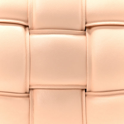 Bottega Veneta Nappa Maxi Intrecciato Padded Cassette Crossbody Bag Melon Washed 7 of 9