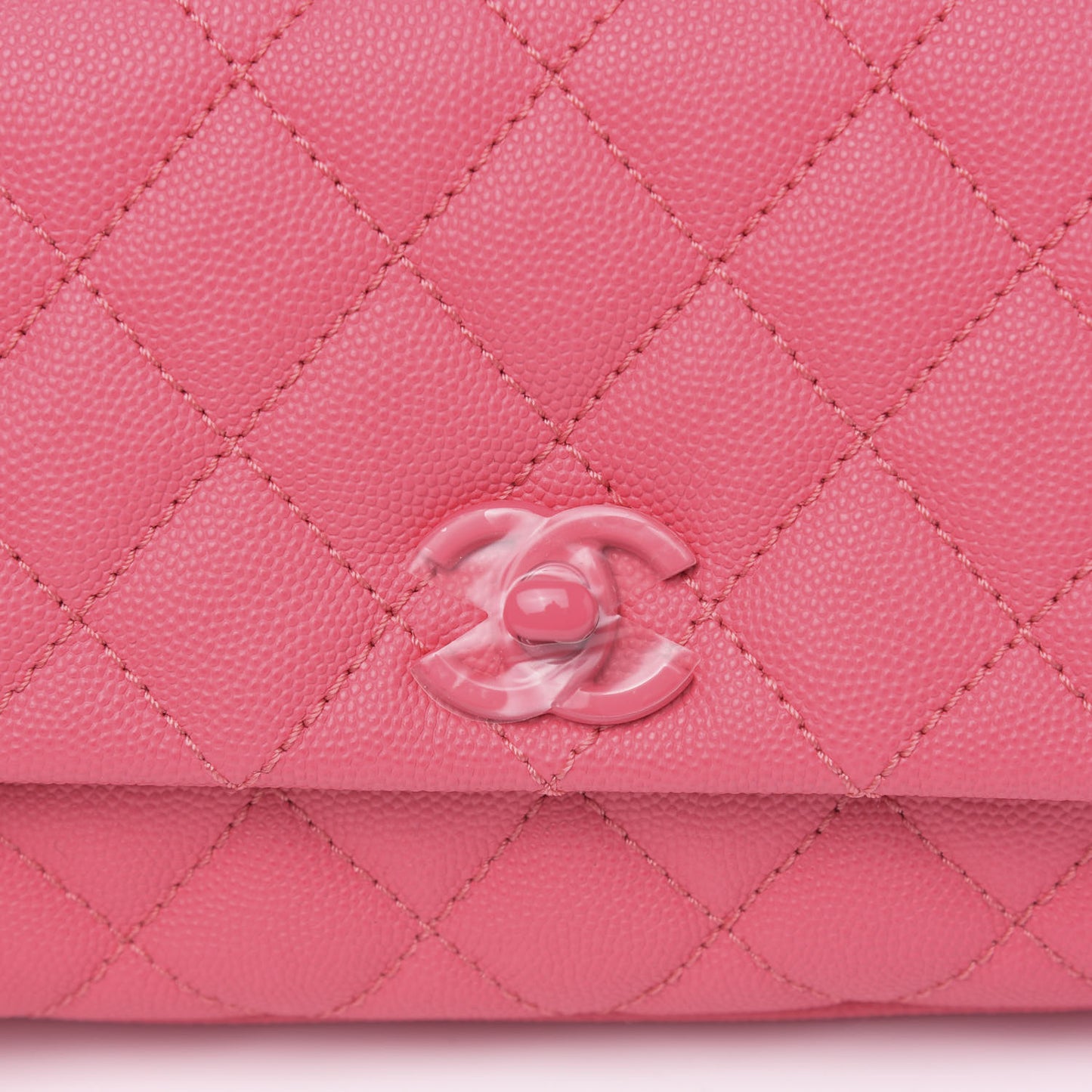 Caviar Quilted Incognito Extra Mini Coco Handle Flap Pink