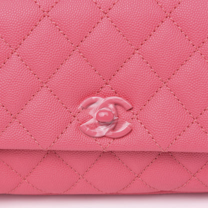 Chanel Caviar Quilted Incognito Extra Mini Coco Handle Flap Pink 8 of 11