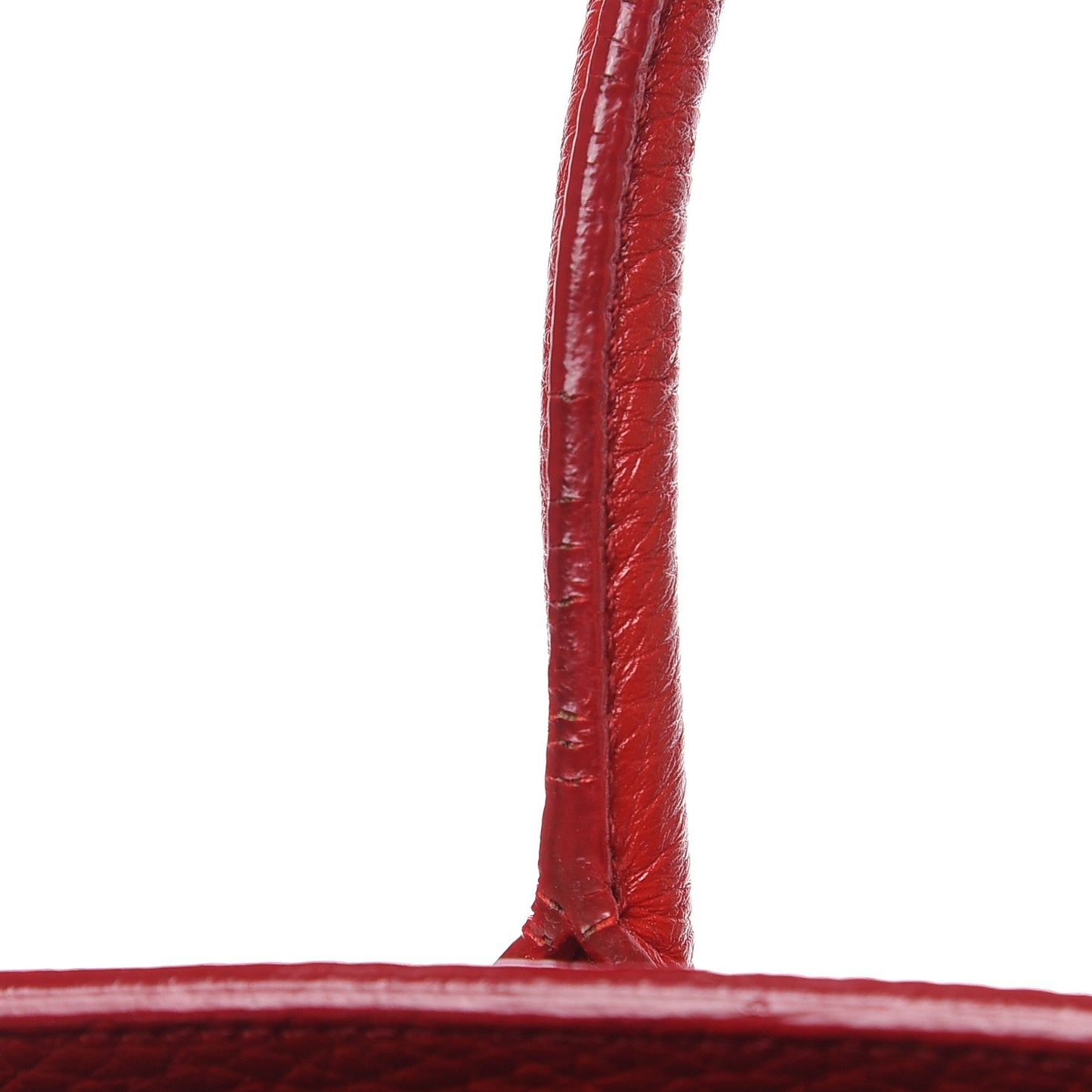 Grained Calfskin Baby Sac De Jour Lipstick Red