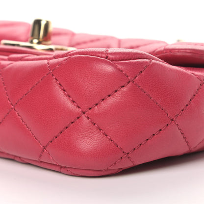 Chanel Lambskin Quilted Extra Mini Flap Heart Valentine Charms Red 8 of 8