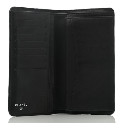 Chanel Caviar Quilted Yen Wallet Black 5 of 10