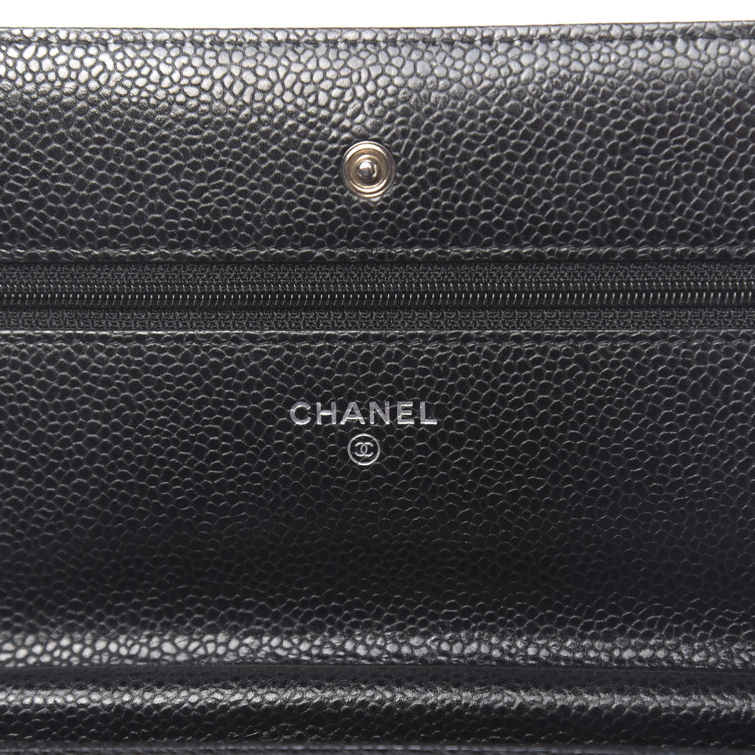 Chanel Caviar Quilted Wallet On Chain WOC Black 6 of 12