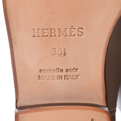 Hermes Swift Kelly Jumping Boots 38.5 Etoupe 6 of 9