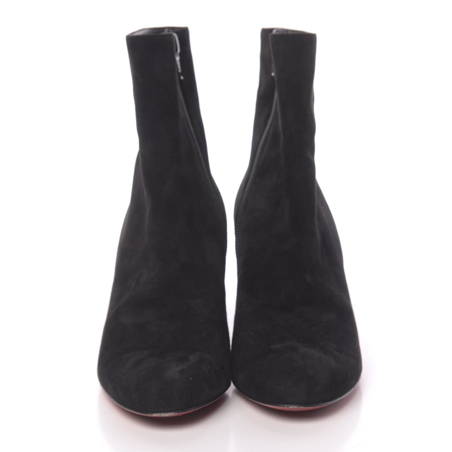 Christian Louboutin Veau Velours Top 70 Ankle Boots 36.5 Black 2 of 10