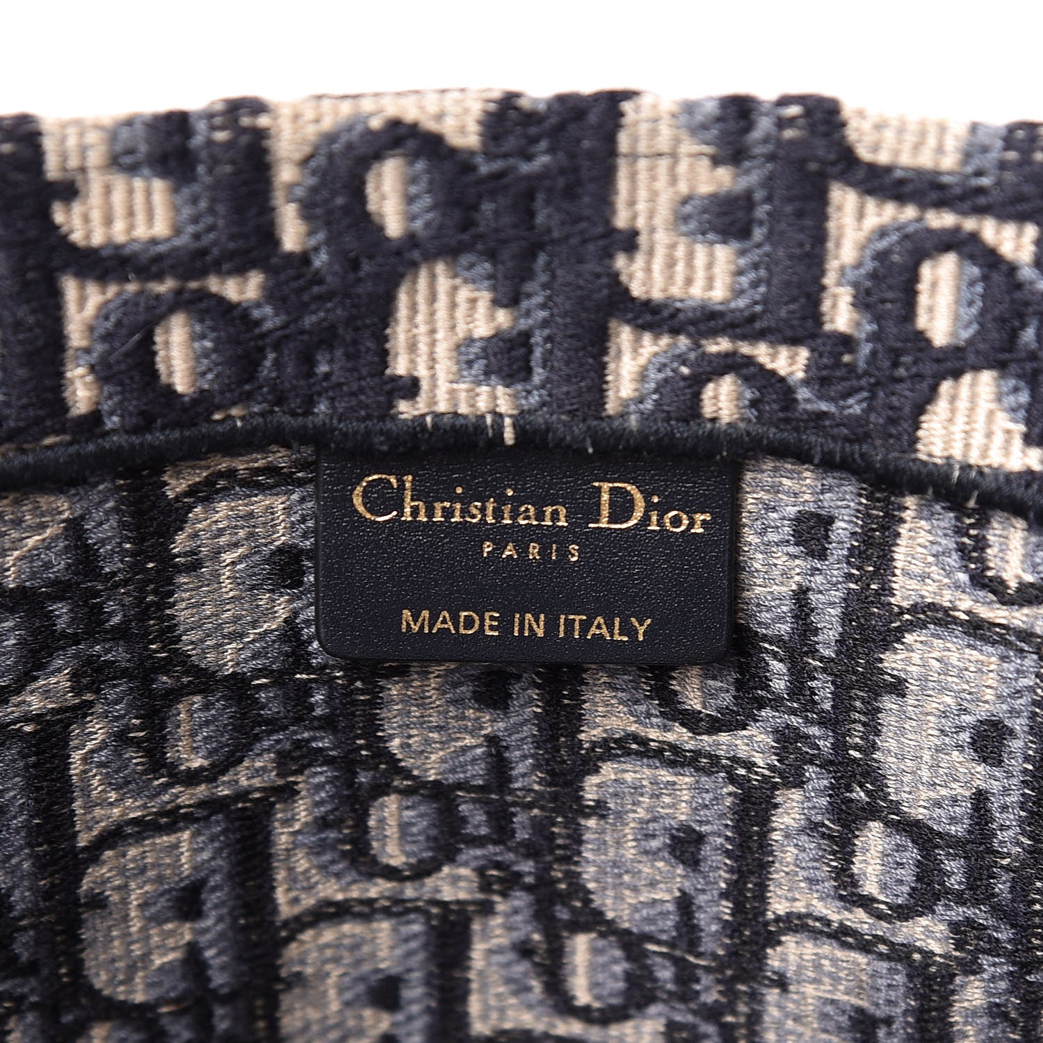 Christian Dior Oblique Book Tote Blue Multicolor 6 of 16