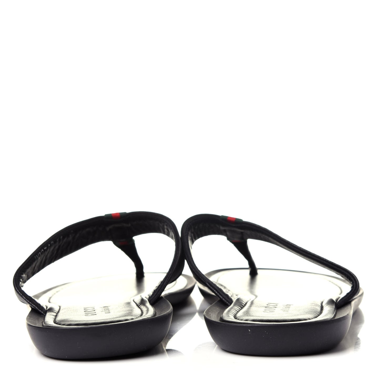 Monogram Web Mens Thong Sandal 11 Black
