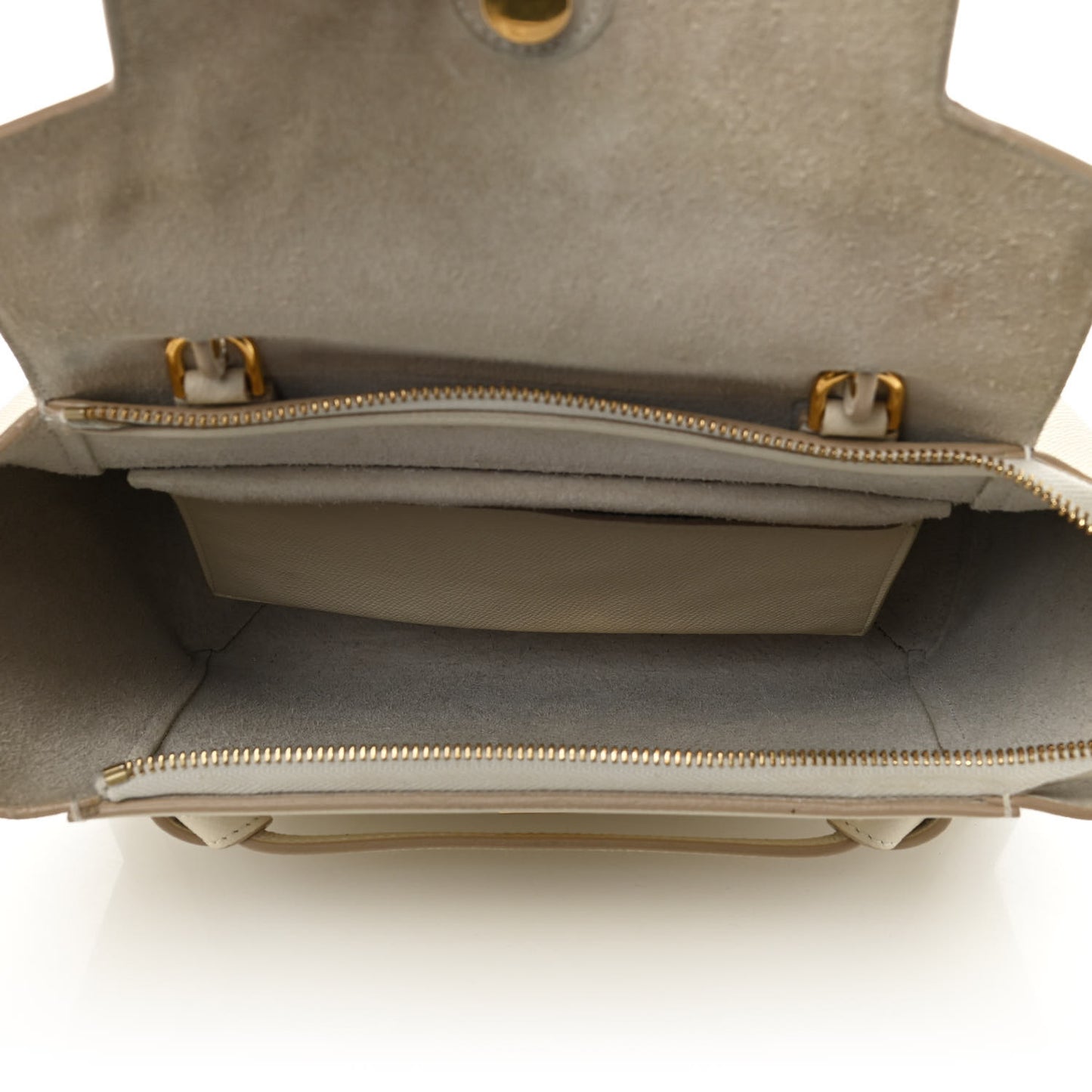 Grained Calfskin Micro Belt Bag Linen