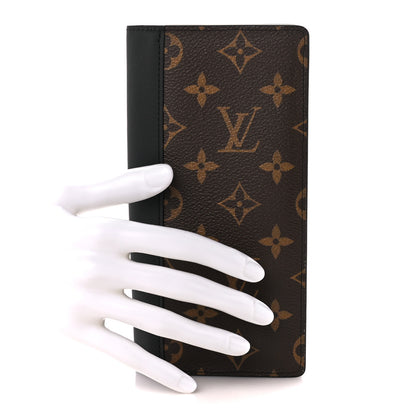 Louis Vuitton Monogram Macassar Brazza Wallet 2 of 14