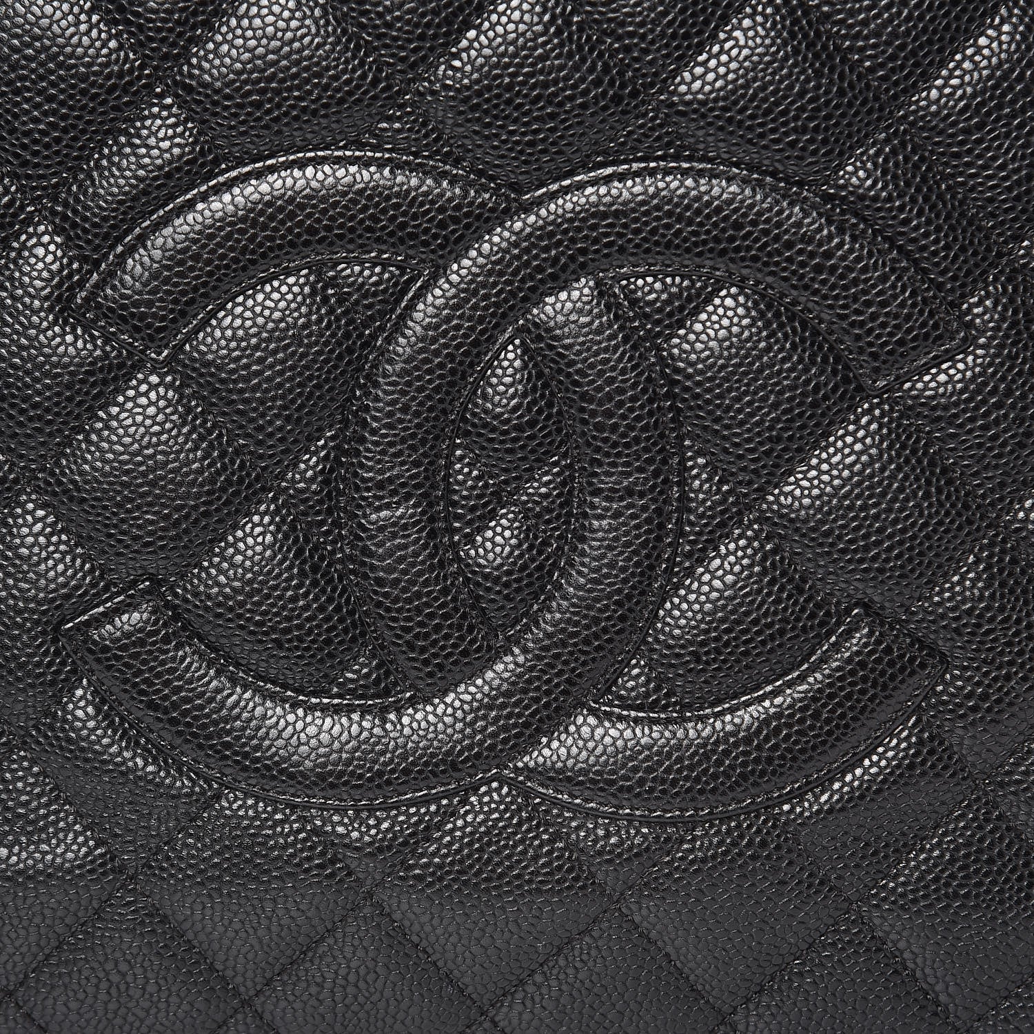 Chanel Caviar Quilted Grand Shopping Tote GST Black 14 of 17