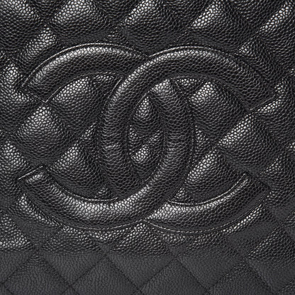 Chanel Caviar Quilted Grand Shopping Tote GST Black 14 of 17
