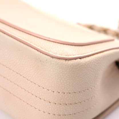 Chanel Grained Calfskin Mini Square Classic Pure Flap Nude 11 of 29