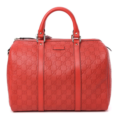 Gucci Guccissima Vitello Tender Medium Joy Boston Sporting Red 1 of 10