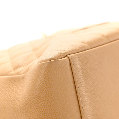 Chanel Caviar Quilted Grand Shopping Tote GST Beige 9 of 13