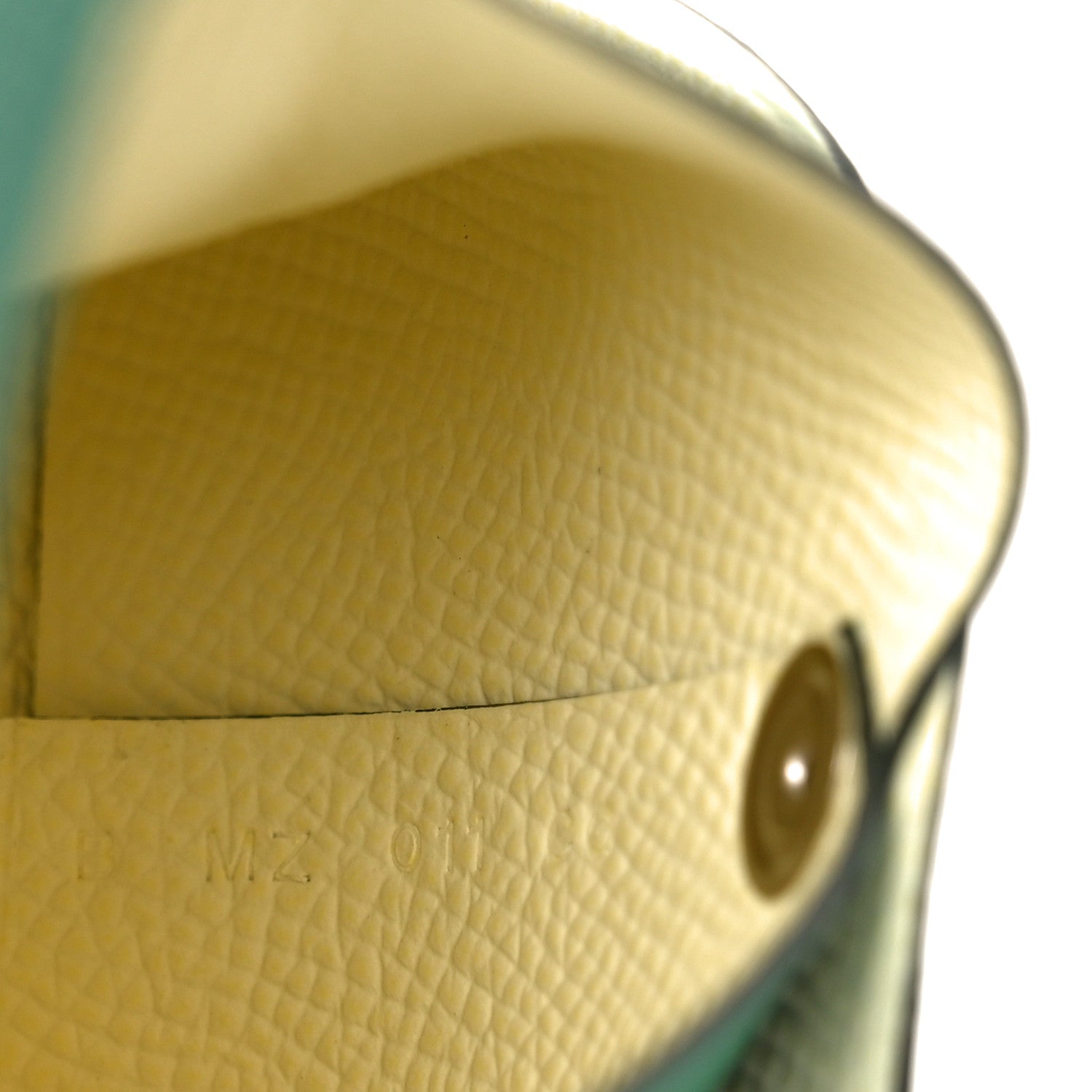 Hermes Epsom Bastia Verso Coin Purse Vert Vertigo Jaune Milton 6 of 8
